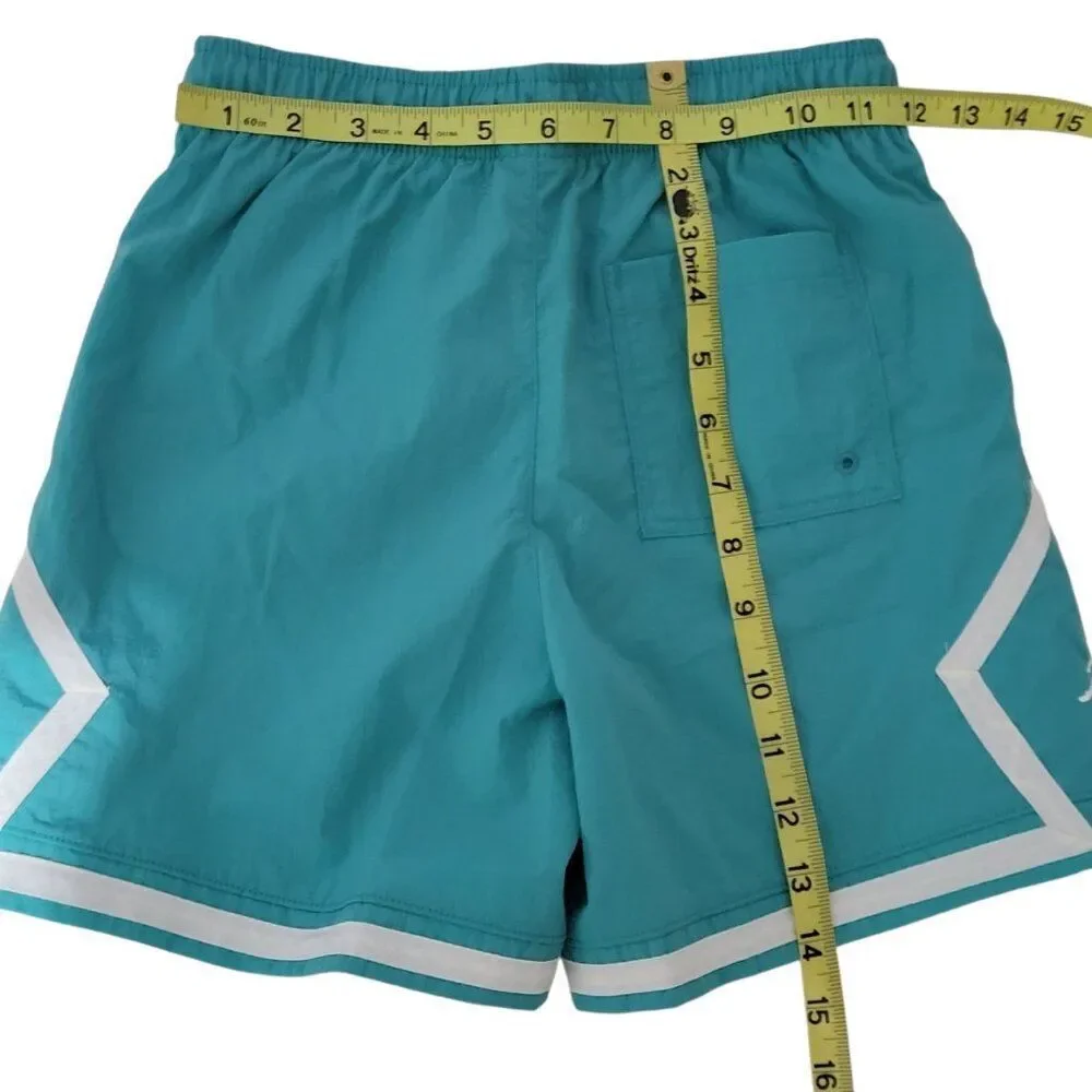 Jordan Poolside Swim Shorts Trunks Boys Size Small (8-9)‎ Woven Diamond 8-10 Yrs
